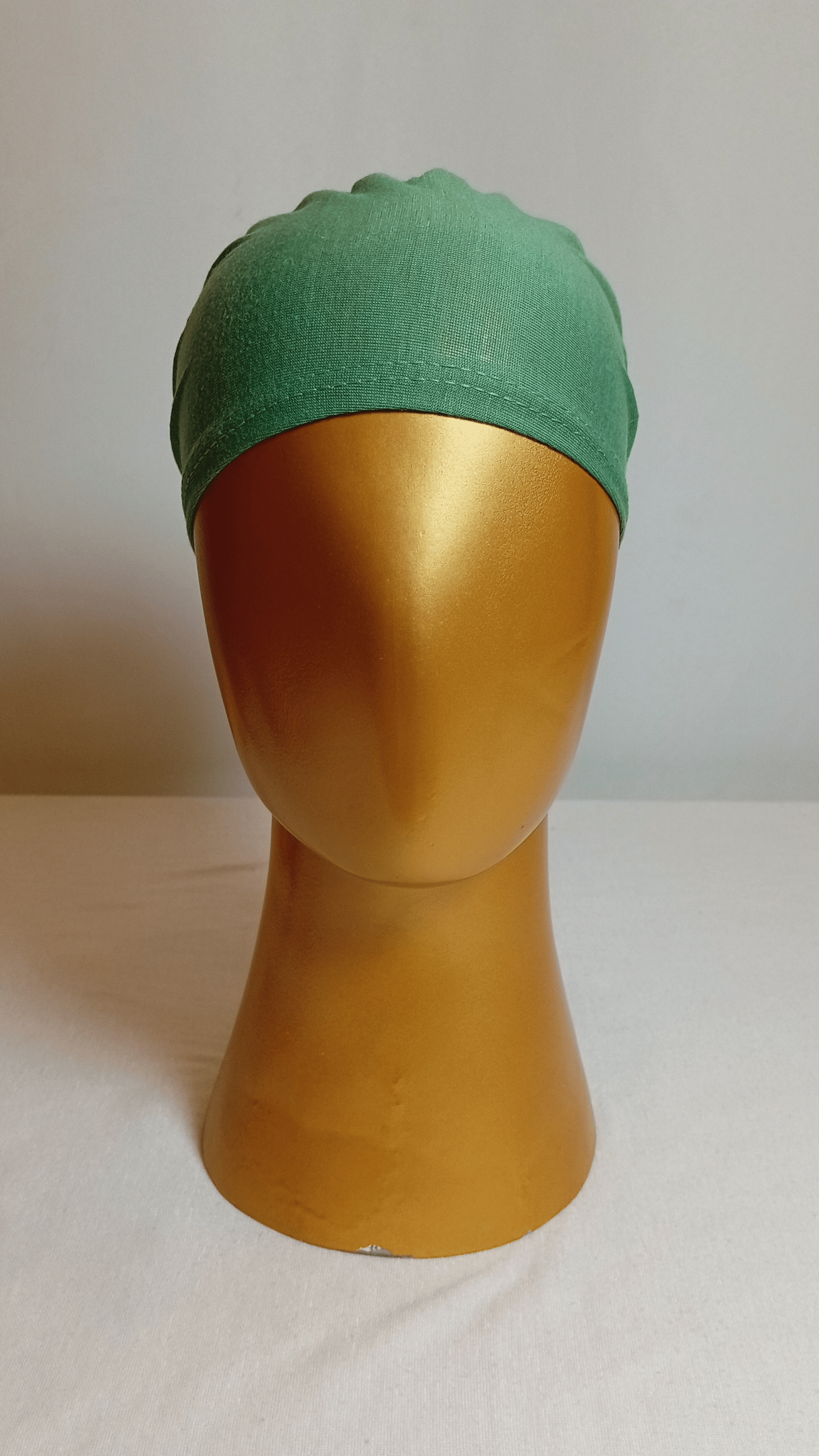Plain Tie Back Cap  - Light Green
