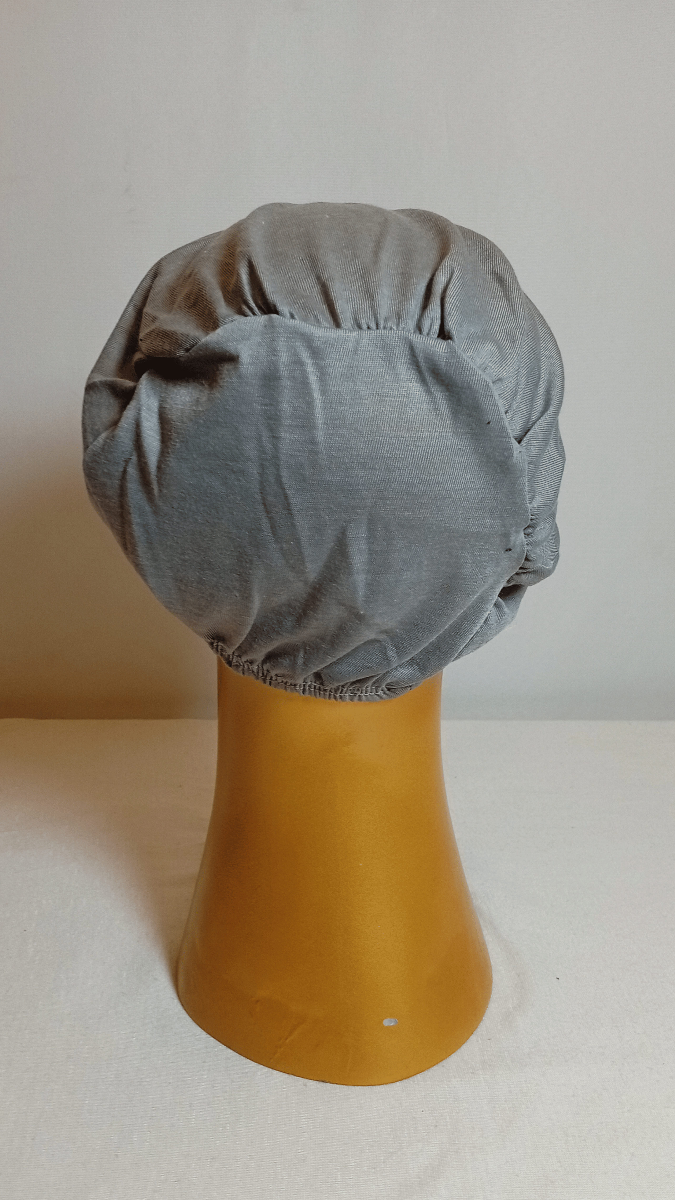 Plain Elastic Cap - Ash Gray