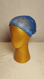 Embellished Lace Cap - Royal Blue
