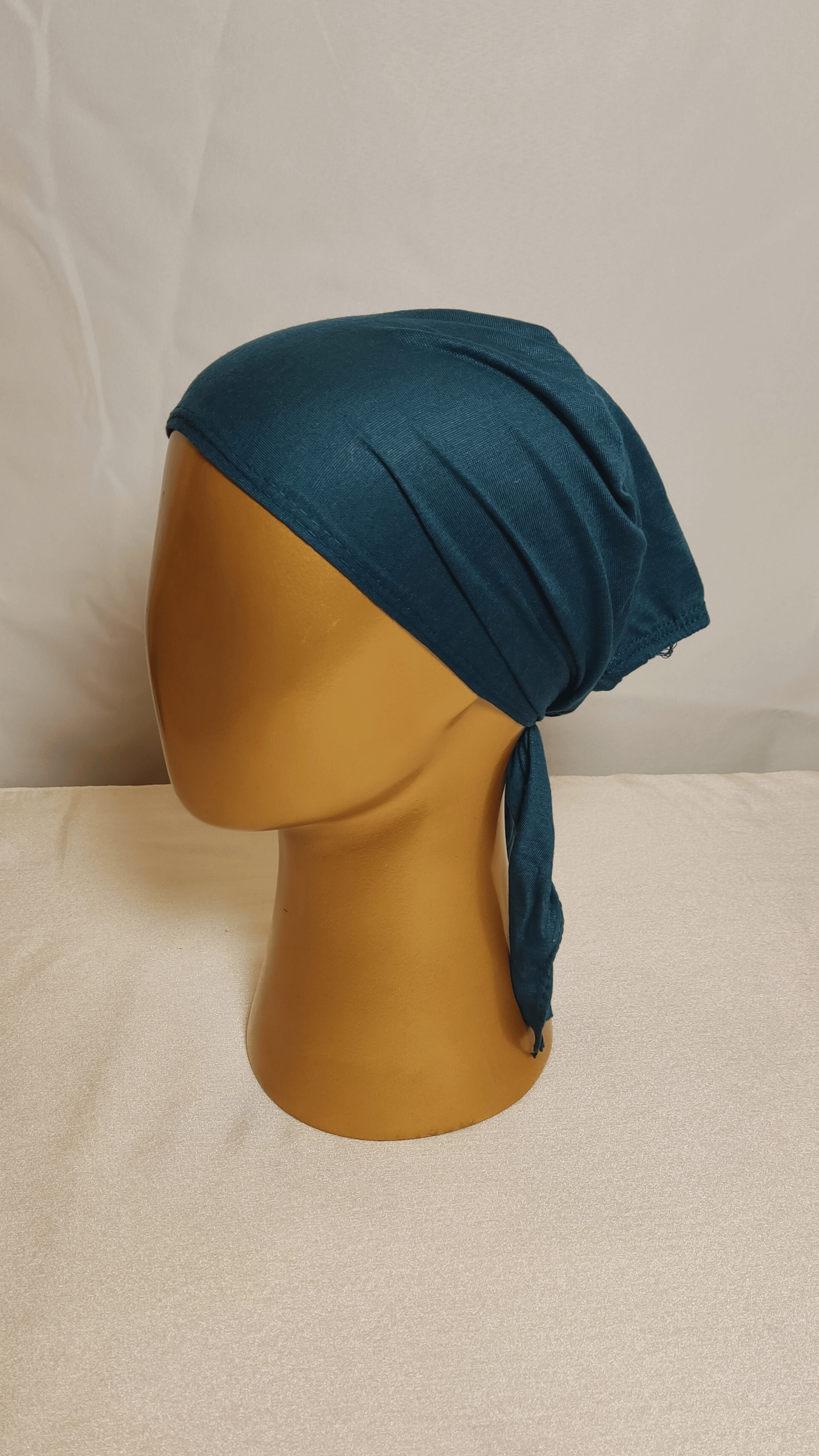 Plain Tie Back Cap  - Deep Ocean
