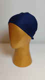 Plain Tie Back Cap  - Navy blue