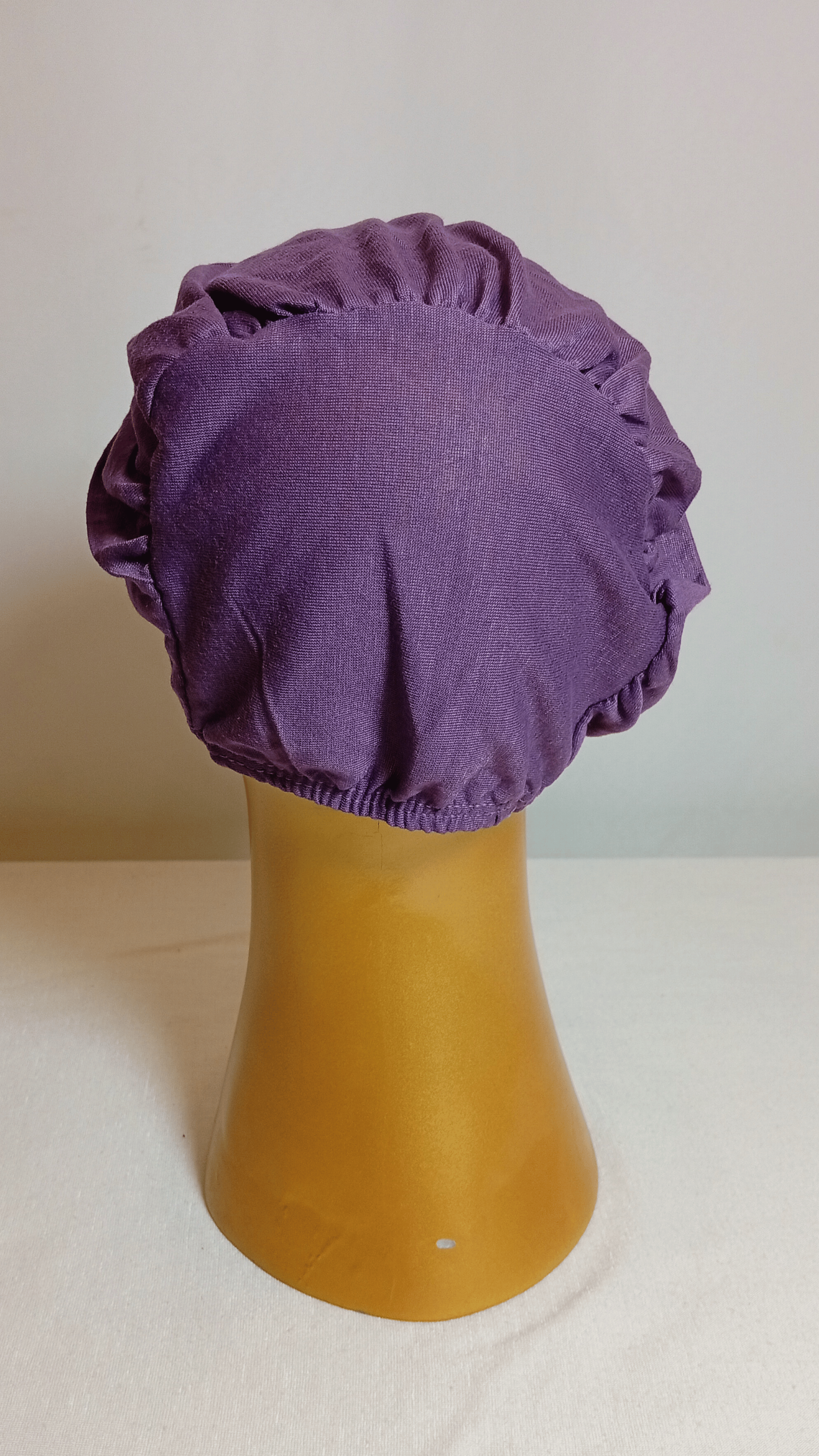 Plain Elastic Cap - Purple