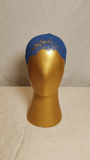 Plain Lace Cap - Cobalt Blue