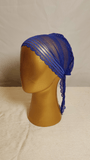 Plain Lace Cap - Blue