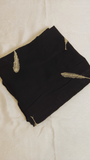 Black Feather Hijab