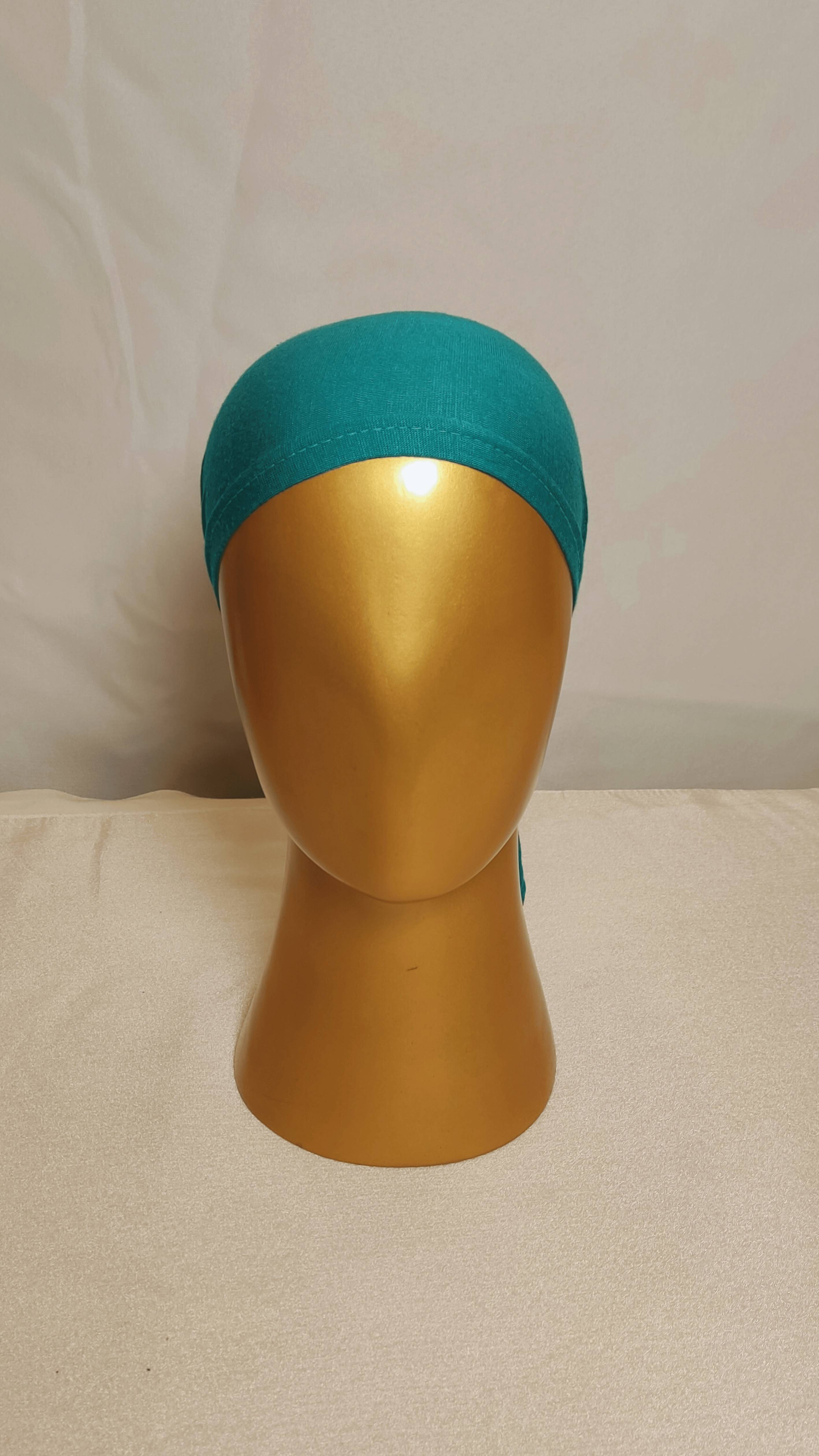 Plain Tie Back Cap  - Teal Tranquility