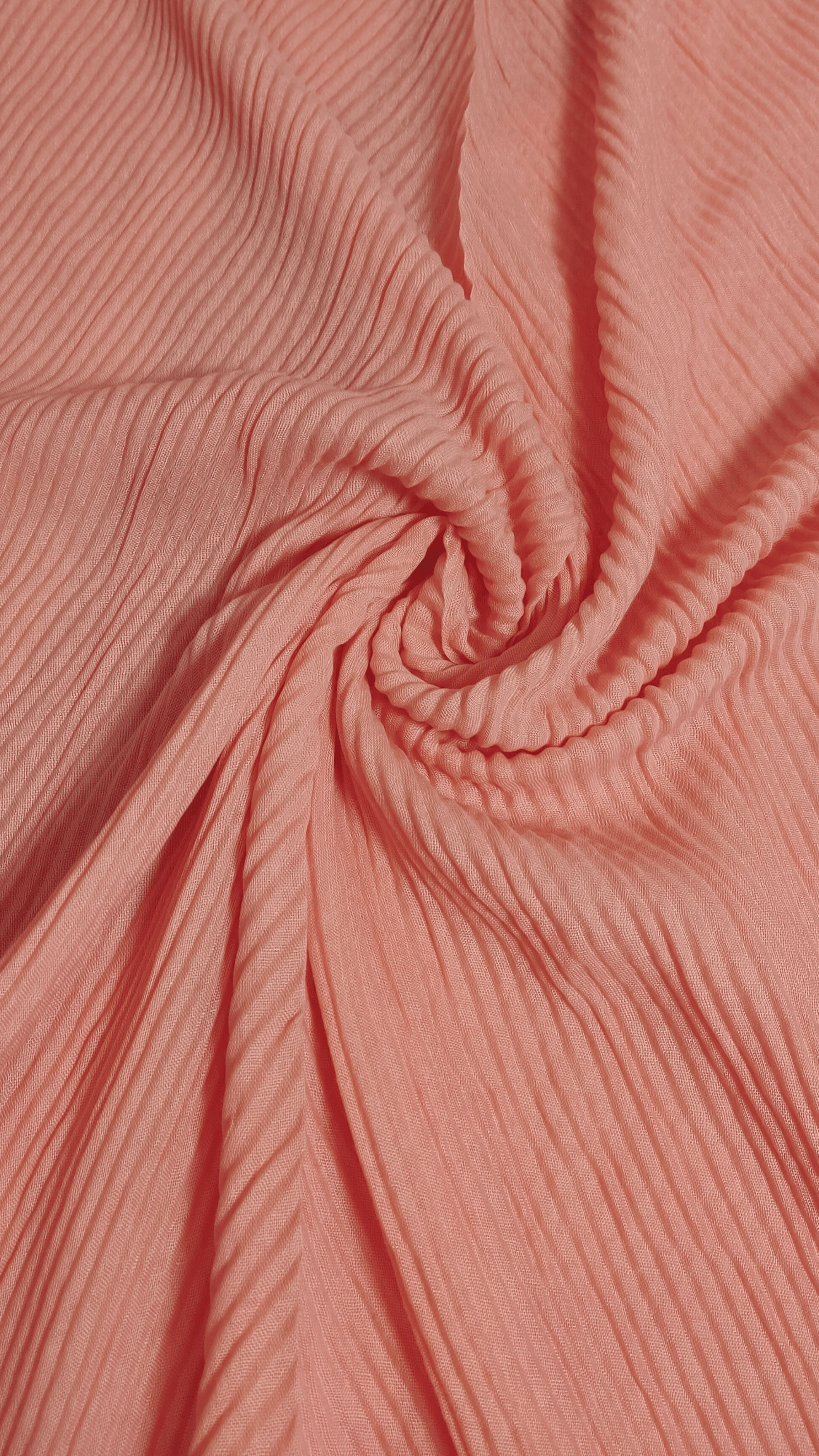 Crushed Lawn Hijabs - Coral Blush