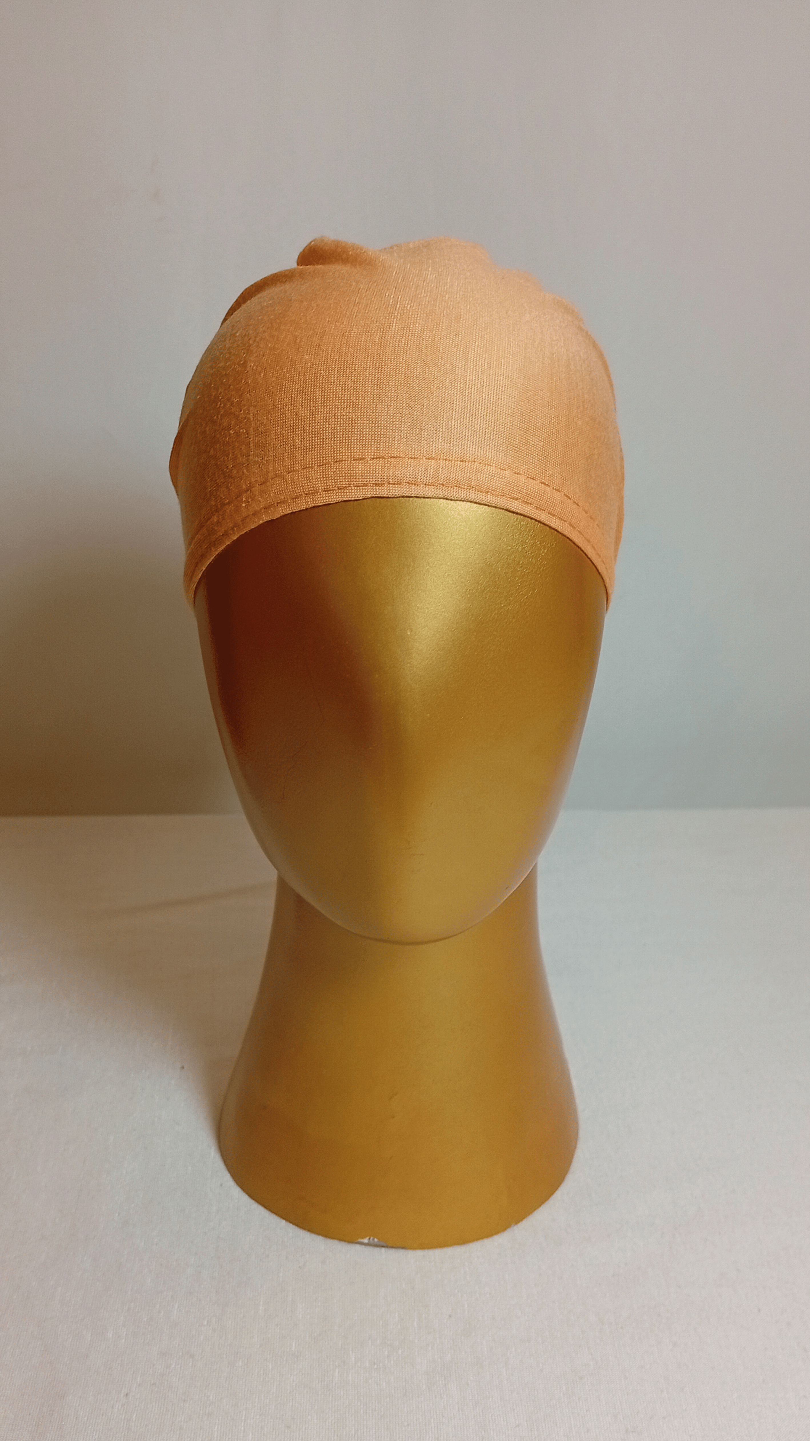 Plain Tie Back Cap  - Peach