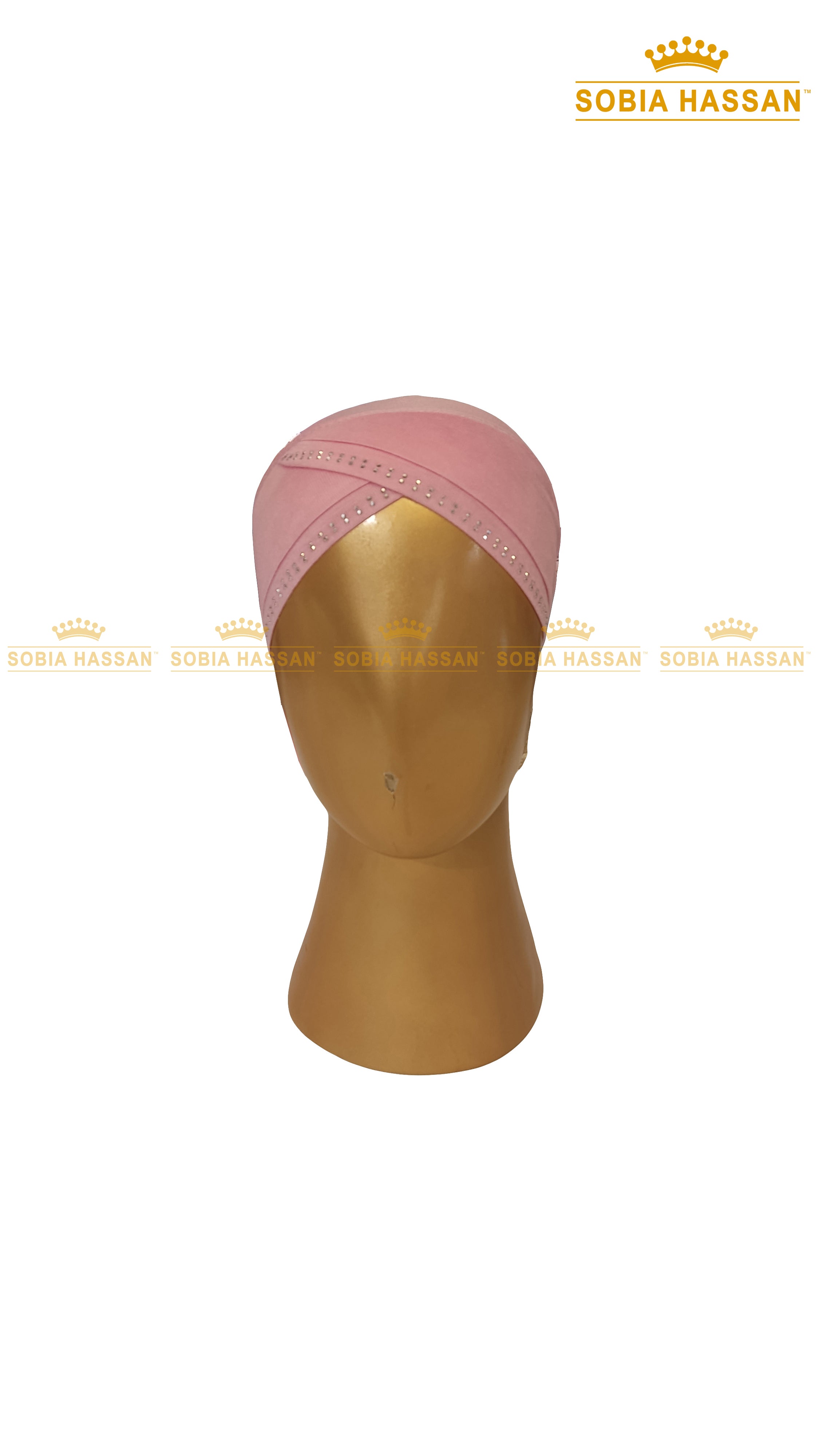 Criss Cross Stone Hijab Cap