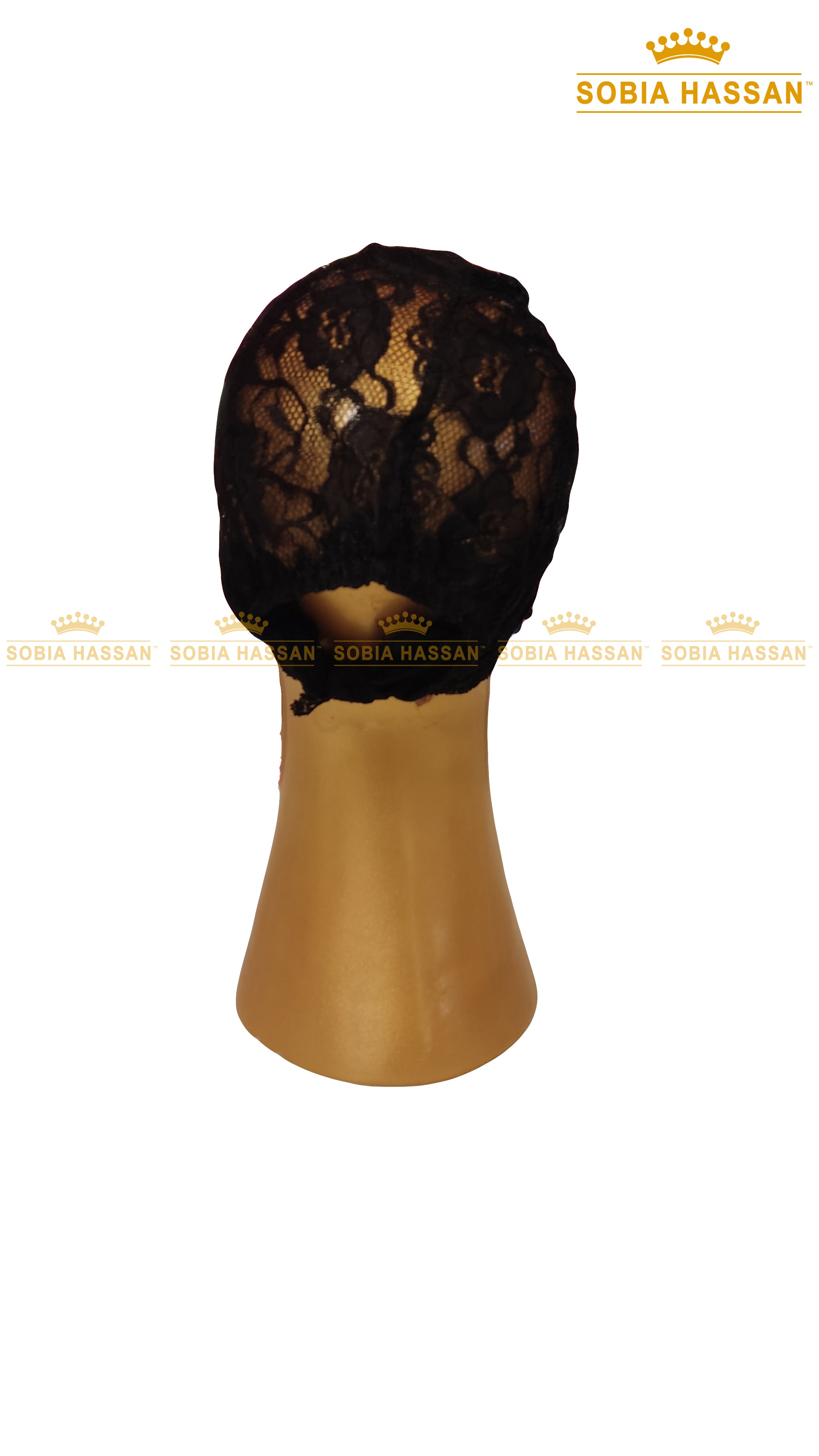 Stone Lace Hijab Cap