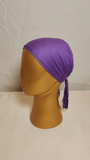 Plain Tie Back Cap  - Light Violet
