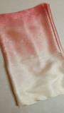 Two Tone Silk Hijabs - Apricot Glow