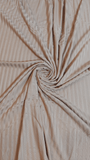 Ribbed Jersey Hijab - Light Beige