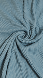 Crushed Lawn Hijabs - Ocean