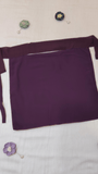 Mini Saudi Niqab - Plum Royale