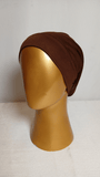 Bonnet Cap - Choco Brown