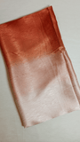 Two Tone Silk Hijabs - Copper Rose
