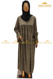 Army Green Floral Maxi