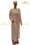 Striped Maxi Abaya