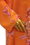 Orange Floral Maxi