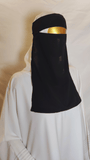 Mini Saudi Niqab - Muted Coral