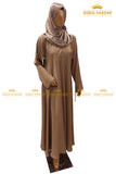 Silk Flared Maxi