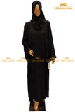 Black Beaded Maxi Abaya