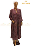 Printed Flared Maxi