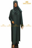Emerald Front Open Abaya