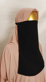 Mini Elastic Niqab - Ruby