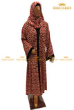 Printed Heavy Flare Abaya