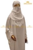 White Jilbab Set