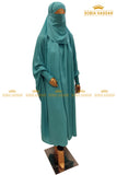 Sea Green Jilbab Set