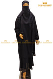 Navy Blue Jilbab Set
