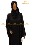 Black Beaded Maxi Abaya