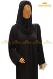 Black Angarkha Style Abaya