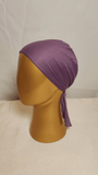 Plain Tie Back Cap  - Lavender Whisper