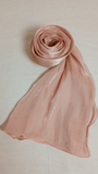 Organza Sheen Silk - Champagne Pink