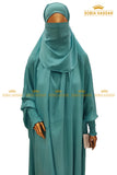 Sea Green Jilbab Set