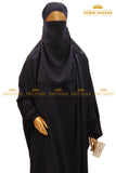 Navy Blue Jilbab Set