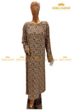 Printed Straight Maxi