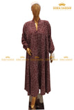 Printed Flared Maxi