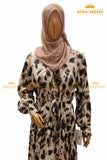 Leopard Silk Maxi