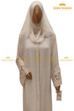 Formal Pearl Lace Abaya