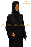 Black Beaded Maxi Abaya