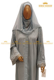 Sky Blue Beaded Abaya