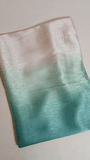 Two Tone Silk Hijabs - Rosy Teal