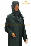Emerald Front Open Abaya