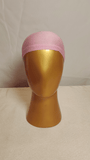 Plain Tie Back Cap  - Baby Pink