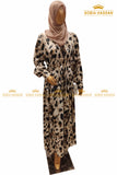 Leopard Silk Maxi